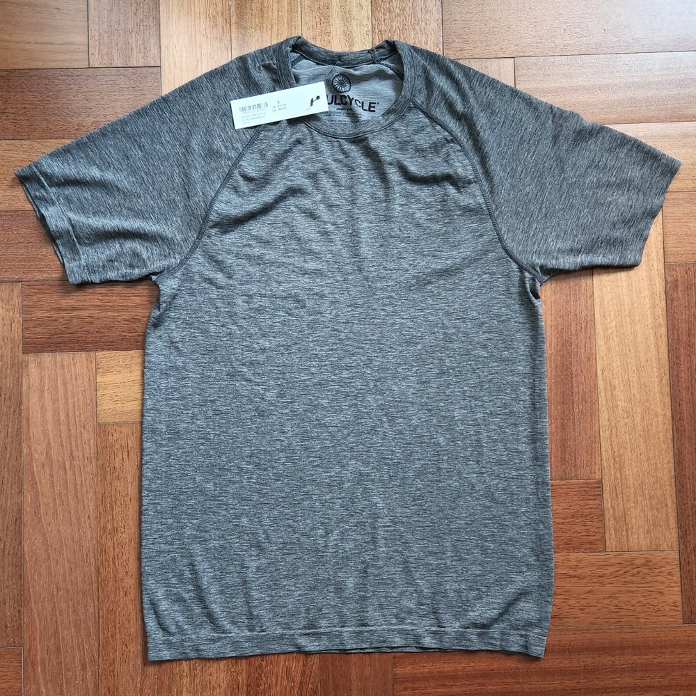 [NWT] RHONE x SoulCycle Seamless Short Sleeve Tee Shirt - Gray - Small